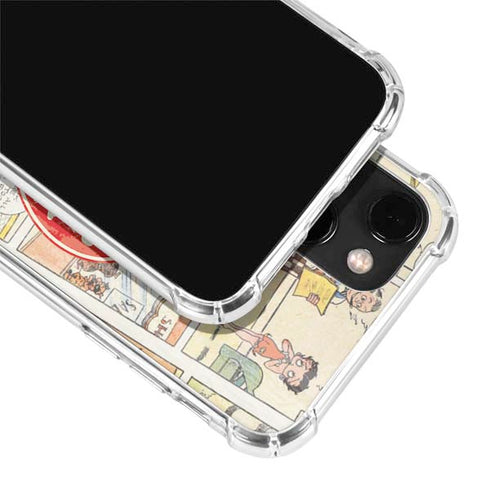 Betty Boop Comic Strip iPhone 14 Clear Case